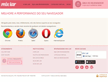 Tablet Screenshot of mixlar.com.br